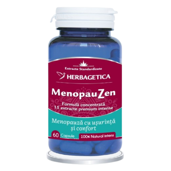 Poza produs MenopauZen, Herbagetica | 60 capsule