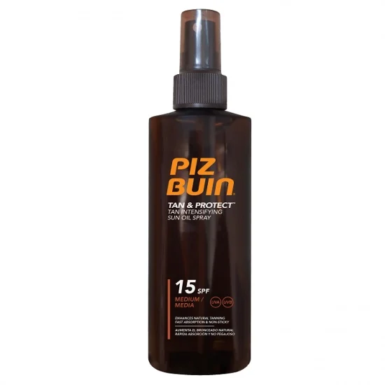Poza produs Spray accelerare bronz SPF15 Tan&Protect, Piz Buin | 150 ml