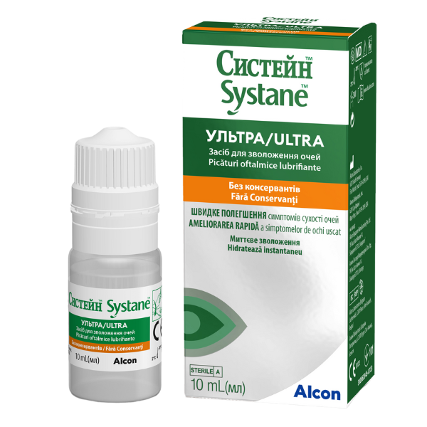Poza produs Systane Ultra picaturi oftalmice fara conservanti, Alcon | 10 ml