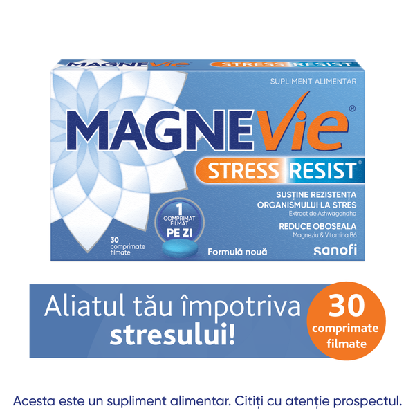 Poza produs MagneVie Stress Resist, Sanofi | 30 comprimate