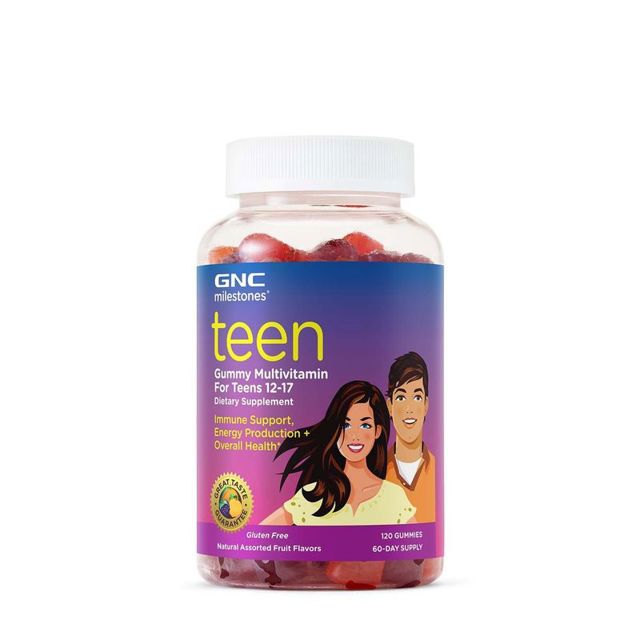 Poza produs GNC Milestones Teen, Multivitamine Jeleuri pentru Adolescenti 12-17 ani |  120 buc