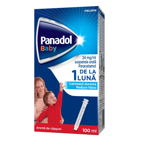 Poza produs Panadol Baby suspensie orala 24 mg/ml, Haleon | 100 ml