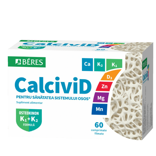 Poza produs CalciviD, Beres Pharmaceuticals | 30 comprimate