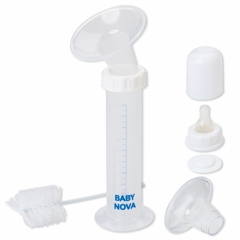 Set pompa de san cu recipient pentru lapte, tetina si perie de curatat, 34240, Baby Nova