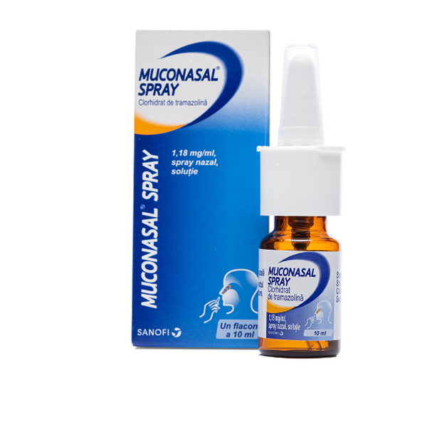 Poza produs Muconasal spray nazal solutie 1,18 mg/ml, Sanofi | 10 ml