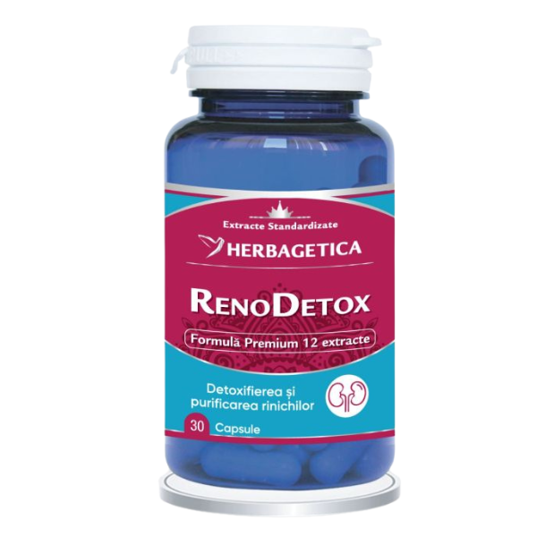 Poza produs RenoDetox, Herbagetica | 30 capsule
