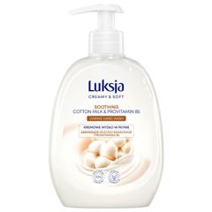 Sapun lichid CREAMY & SOFT cu pompita Soothing, Luksja | 500 ml