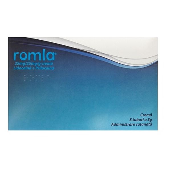 Poza produs ROMLA 25 MG/25 MG/G X 5