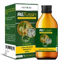 AllTussin sirop pentru tuse seaca si productiva, Novolife | 120 ml