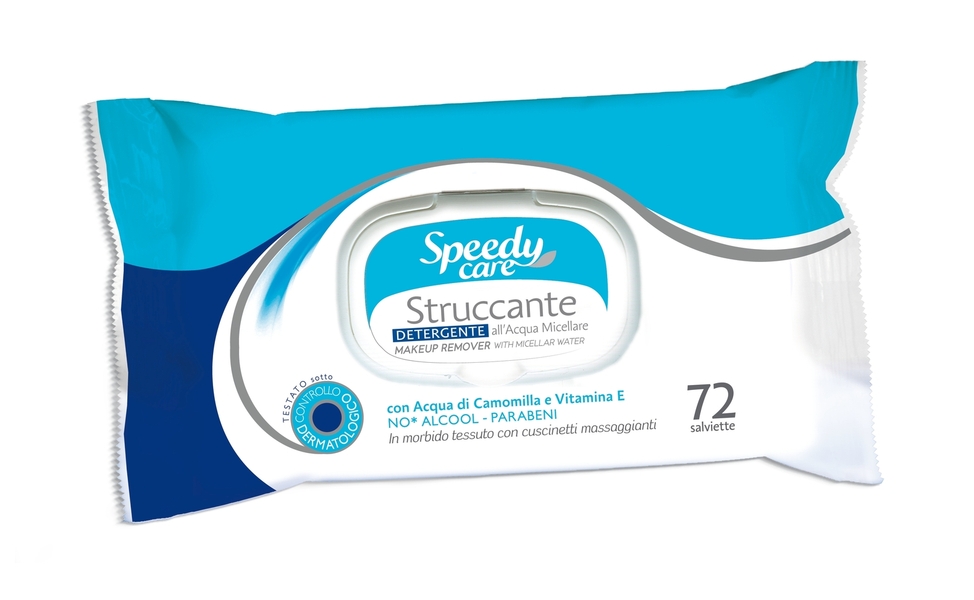 Poza produs Servetele demachiante cu apa micelara Speedy Care, O-Pac | 72 buc