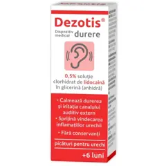 Picaturi auriculare Dezotis durere, Zdrovit | 7 g