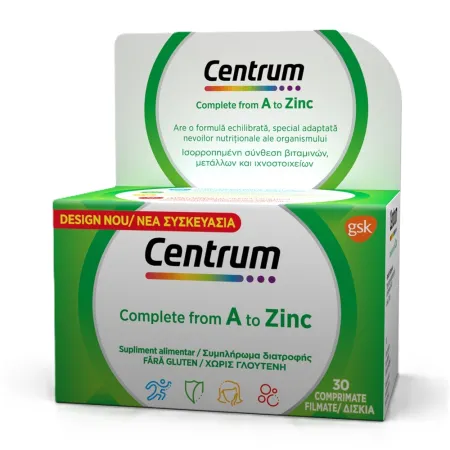 Poza produs Centrum Complet de la A la Zinc, Haleon | 30 comprimate