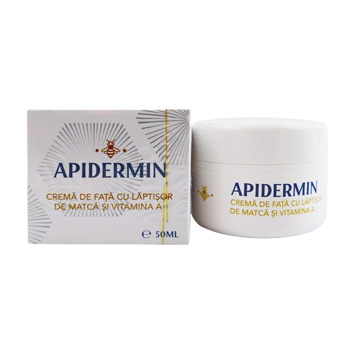 Poza produs Crema Apidermin cu laptisor de matca si Vit A, Complex Apicol | 50 ml
