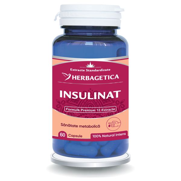 Poza produs Insulinat, Herbagetica | 60 capsule