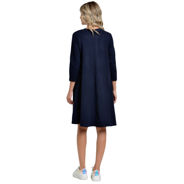 Poza produs Rochie dama ERP24V220A bleumarin/pictura, Eranthe | marimea L