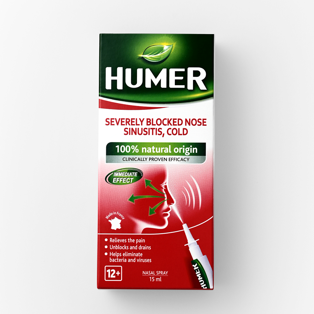 Poza produs Spray nazal Humer sinuzita, nas infundat, raceala | 15 ml
