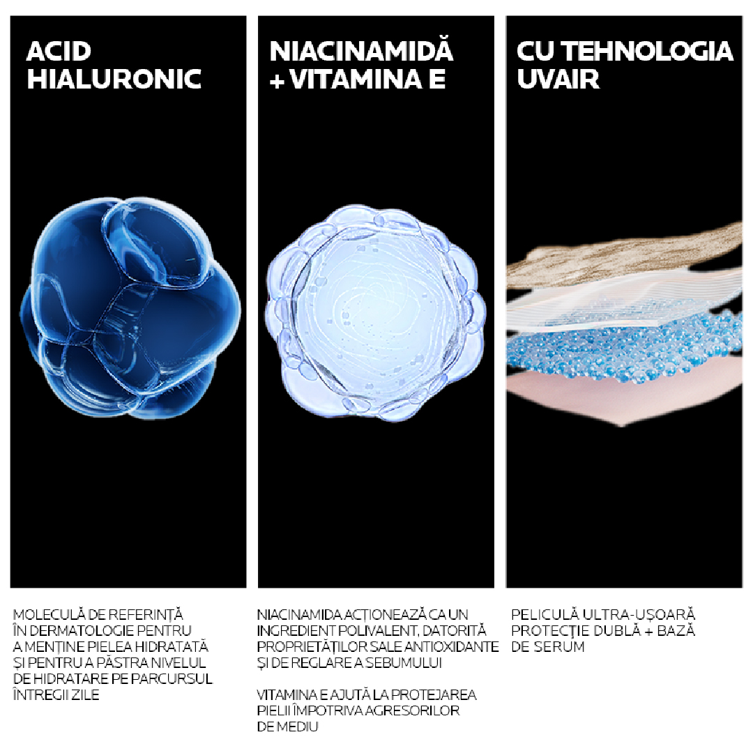 Poza produs Anthelios Uvair ser de fata SPF 50+, La Roche-Posay | 50 ml