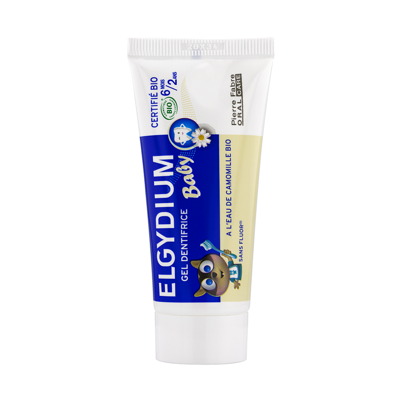 Poza produs Pasta de dinti cu musetel Baby Organic Bio 6 luni-2 ani, Elgydium , Pierre Fabre | 30 ml