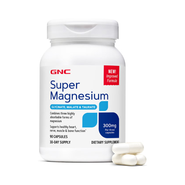 Poza produs GNC Super magneziu 300 mg | 90 capsule