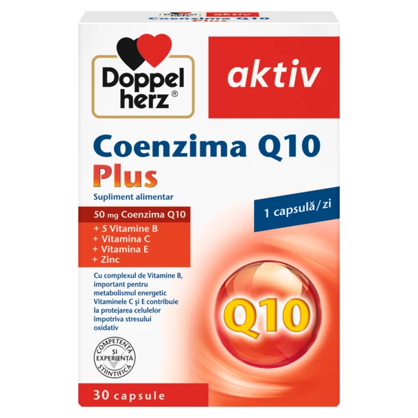 Poza produs Coenzimaa Q10 Plus, Doppelherz Aktiv | 30 capsule