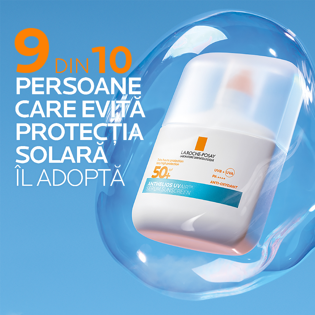 Poza produs Anthelios Uvair ser de fata SPF 50+, La Roche-Posay | 50 ml