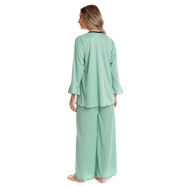 Pijama dama AI2510 vernil, Andana | marimea M — poza produs 3/3