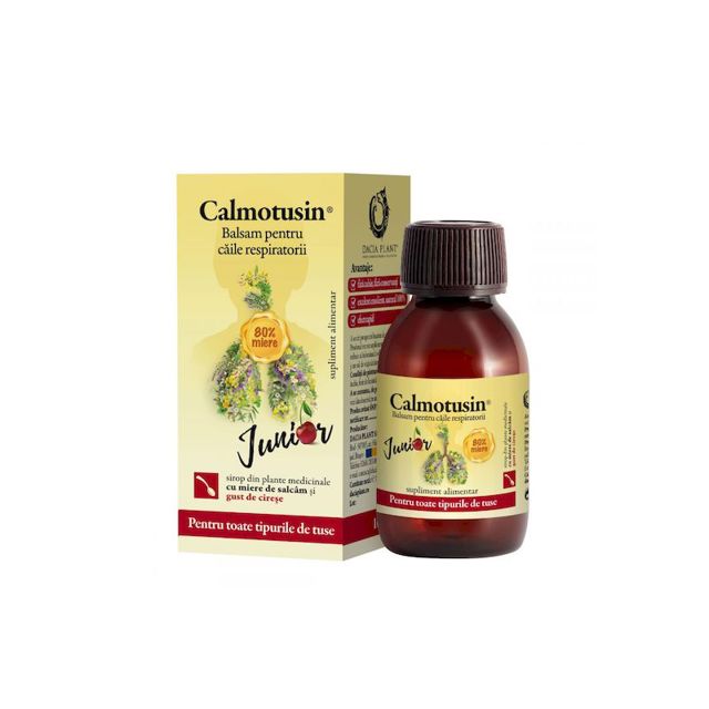 Poza produs Calmotusin Junior Sirop cu gust de cirese | 100 ml
