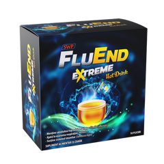 FluEnd Extreme Hot Drink, Sun Wave Pharma | 10 plicuri