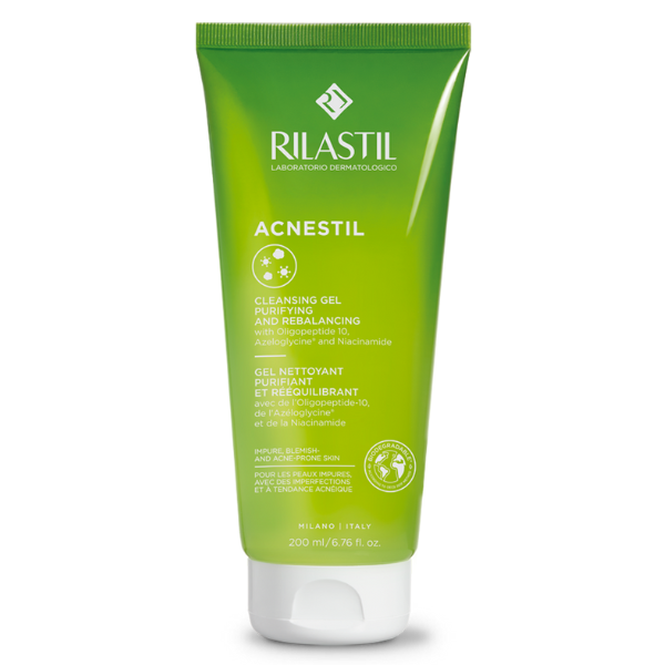Poza produs RILASTIL ACNESTIL GEL CURATARE TEN CU TENTINDA ACNEICA 200ML