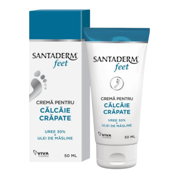 Poza produs Crema pentru calcaie Santaderm Feet, Viva Pharma | 50 ml
