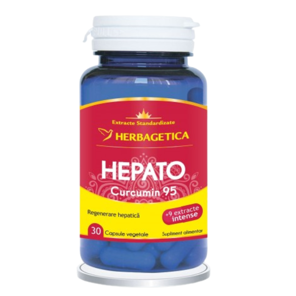 Poza produs Hepato Curcumin 95, Herbagetica | 30 capsule