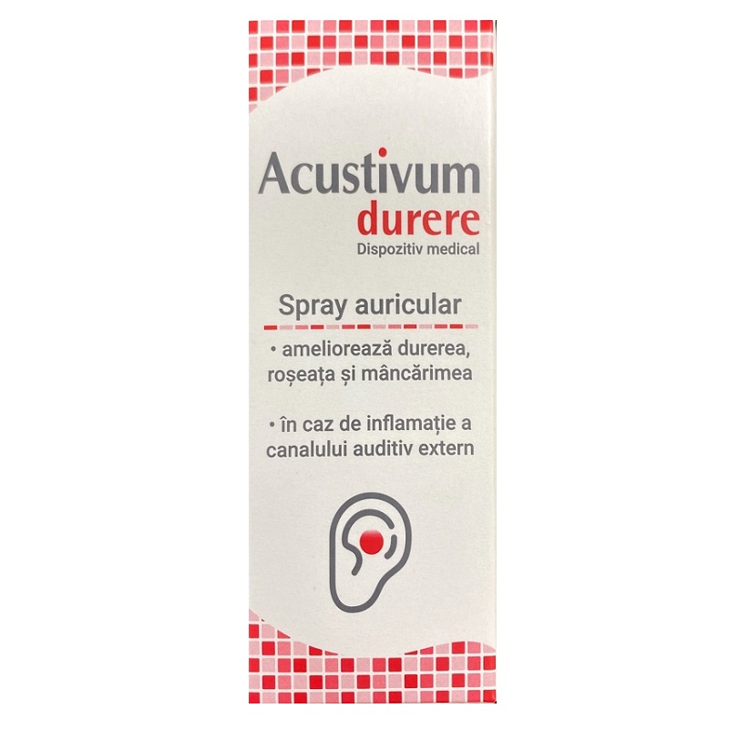 Poza produs Spray auricular Acustivum durere Zdrovit, NP Pharma | 20 ml