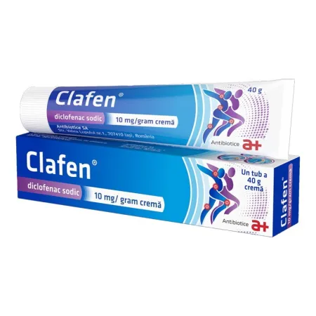Poza produs Clafen crema 10 mg/g, Antibiotice SA | 40 g