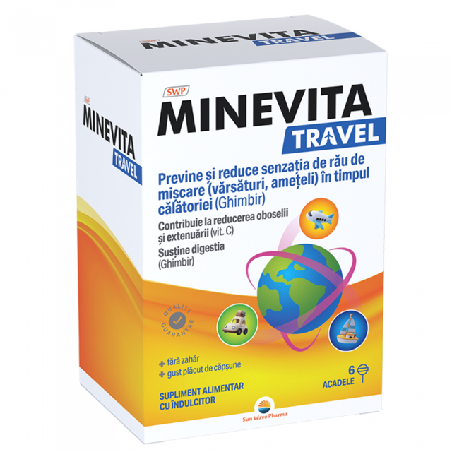 Poza produs Minevita Travel, Sun Wave Pharma | 6 acadele