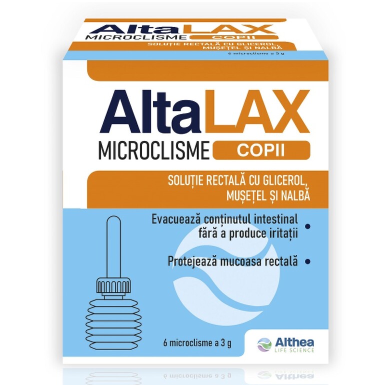 Poza produs Microclisme pentru copii Altalax, Althea Life Science | 6 buc