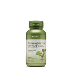 GNC Herbal Plus Ashwagandha Extract 470 Mg | 100 Cps
