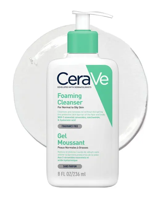 Poza produs CeraVe Gel de curatare spumant piele normal-grasa | 236 ml