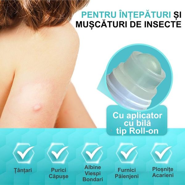 Gel roll on calmant pentru intepaturi de insecte Flint Med, Kyberg | 10 ml — poza produs 3/5