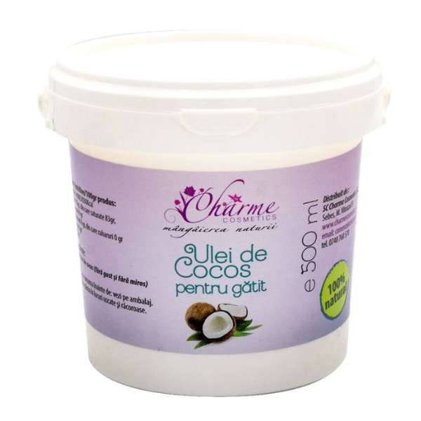 Poza produs Ulei de Cocos, Charme Cosmetics | 500 ml