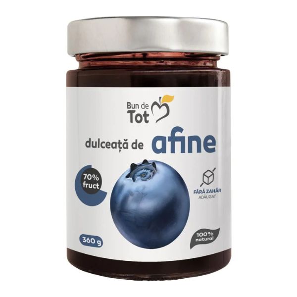Poza produs Bun de tot dulceata de afine, fara zahar, Dacia Plant | 360g