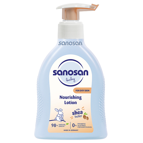 Lotiune nutritiva pentru piele uscata, Sanosan | 200 ml — poza produs 1/2