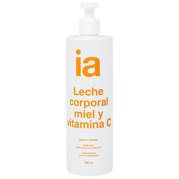 Lapte de corp cu miere si Vitamina C, Interapothek | 500 ml — poza produs 1/2