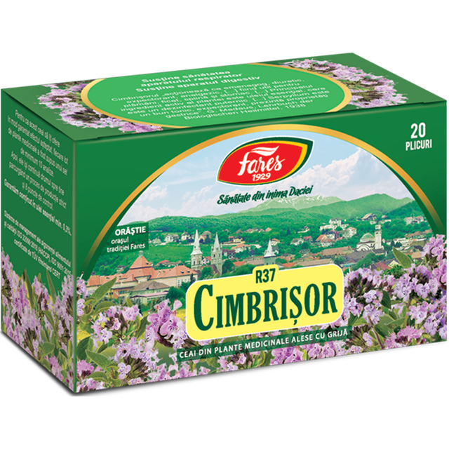 Poza produs Cimbrisor, iarba, R37, ceai la plic, Fares | 20 plicuri