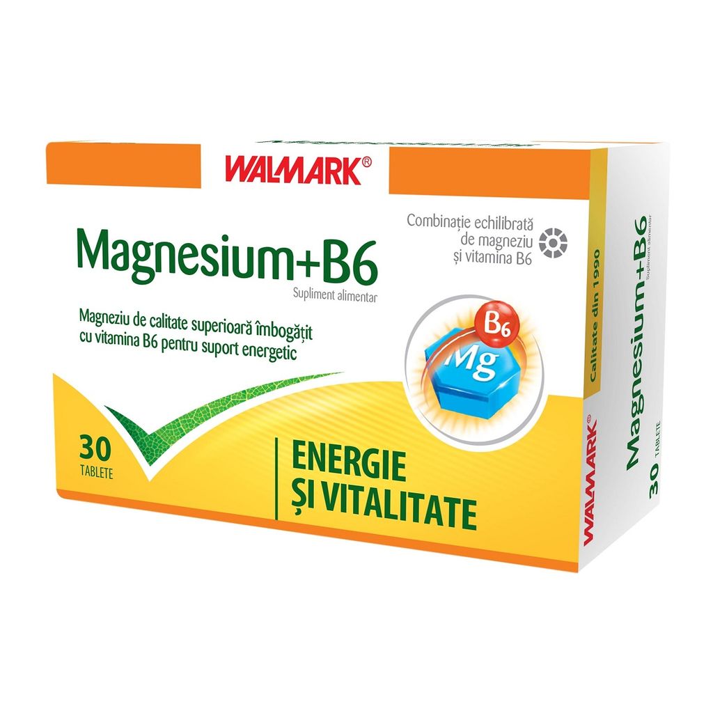 Poza produs Magnesium + B6, Walmark | 30 tablete