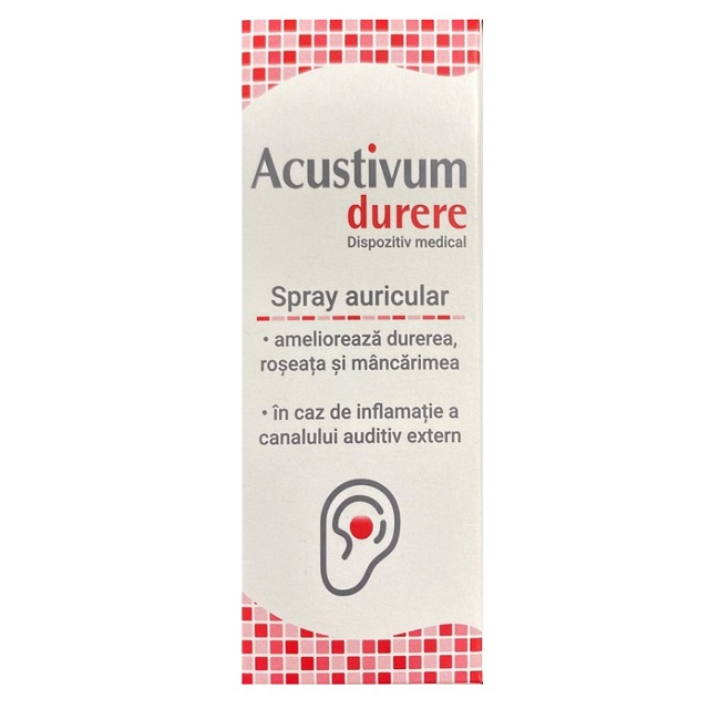 Poza produs Spray auricular Acustivum durere Zdrovit, NP Pharma | 20 ml