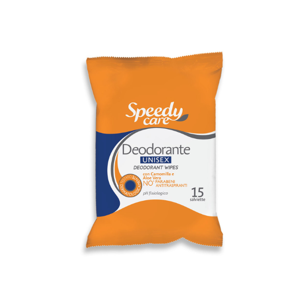 Poza produs Servetele umede deodorant unisex Speedy Care, O-Pac | 15 buc