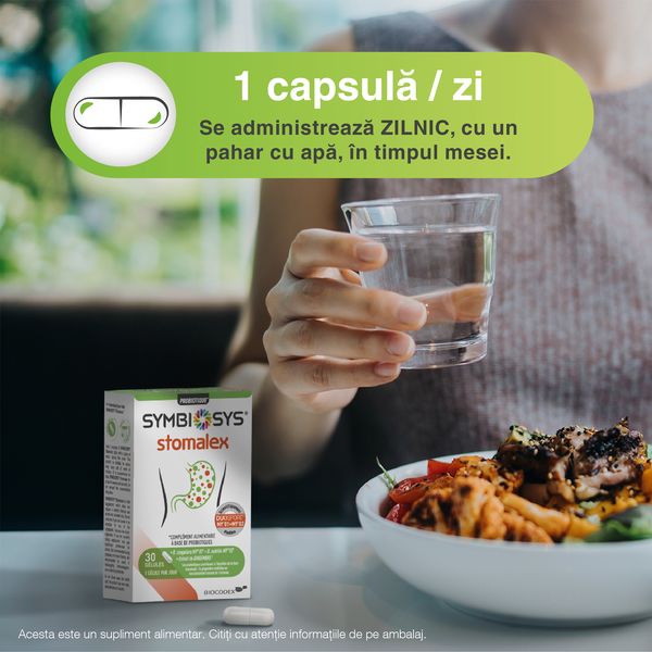 Poza produs Symbiosys Stomalex, Biocodex | 30 capsule