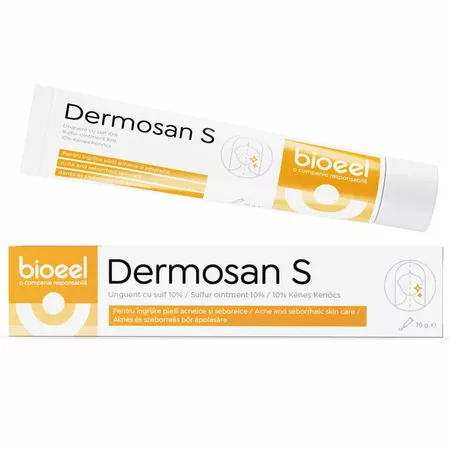 Poza produs Dermosan S unguent cu sulf 10%, Bioeel | 70 g
