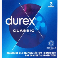 Prezervative Durex Classic, Reckitt Benckiser | 3 buc