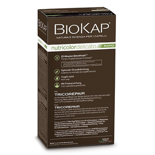 Vopsea pentru par 9.3 Extra Light Golden Blond Nutricolor NDR00930 Delicato Rapid, Biokap | 135 ml — poza produs 3/4